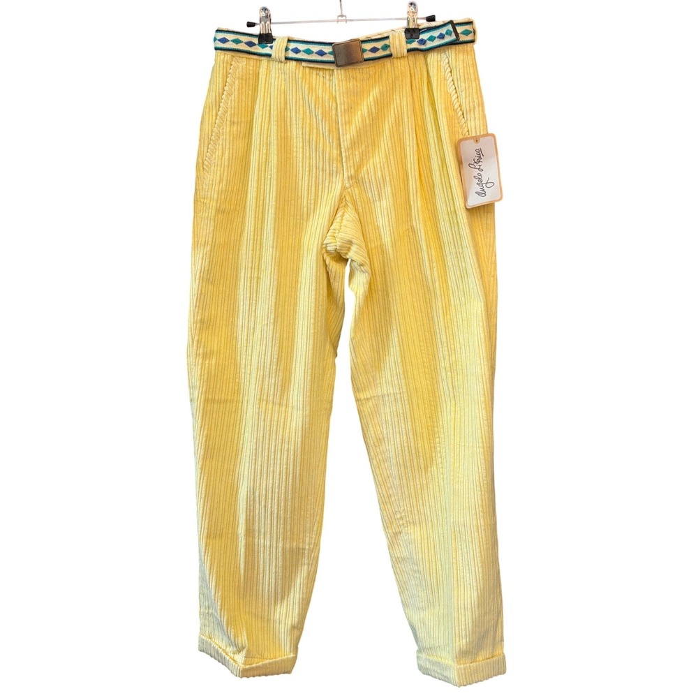 Vintage 80's 90's Angelo Litrico Corduroy Pants Retro Pastel Grandmacore Twee